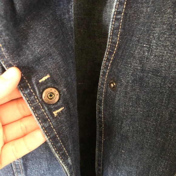 Vintage Guess Denim Trench Coat - Picture 4 of 9